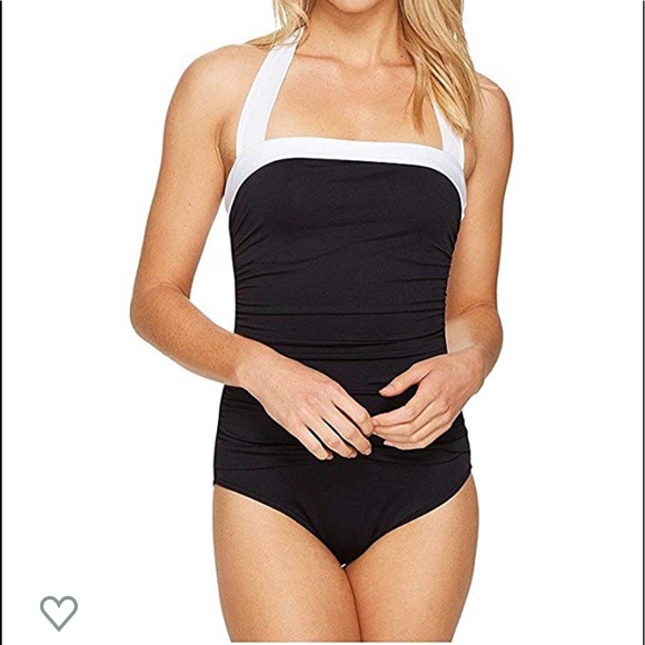 ralph lauren black bathing suit